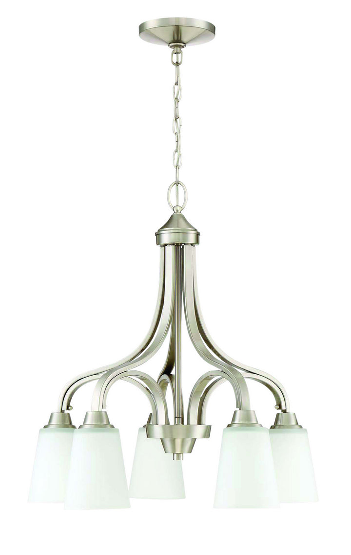 Craftmade Canada - 41915-BNK - Five Light Chandelier - Grace - Brushed Polished Nickel