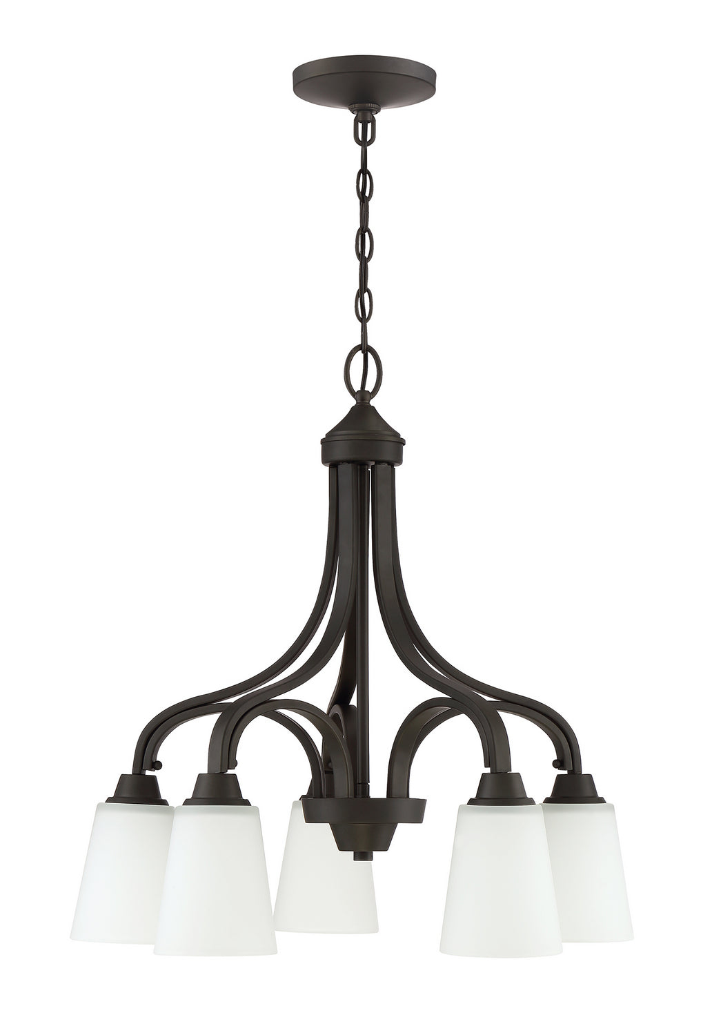 Grace Five Light Chandelier in Espresso - available from The Lighting Shoppe, trusted by Canadian homeowners