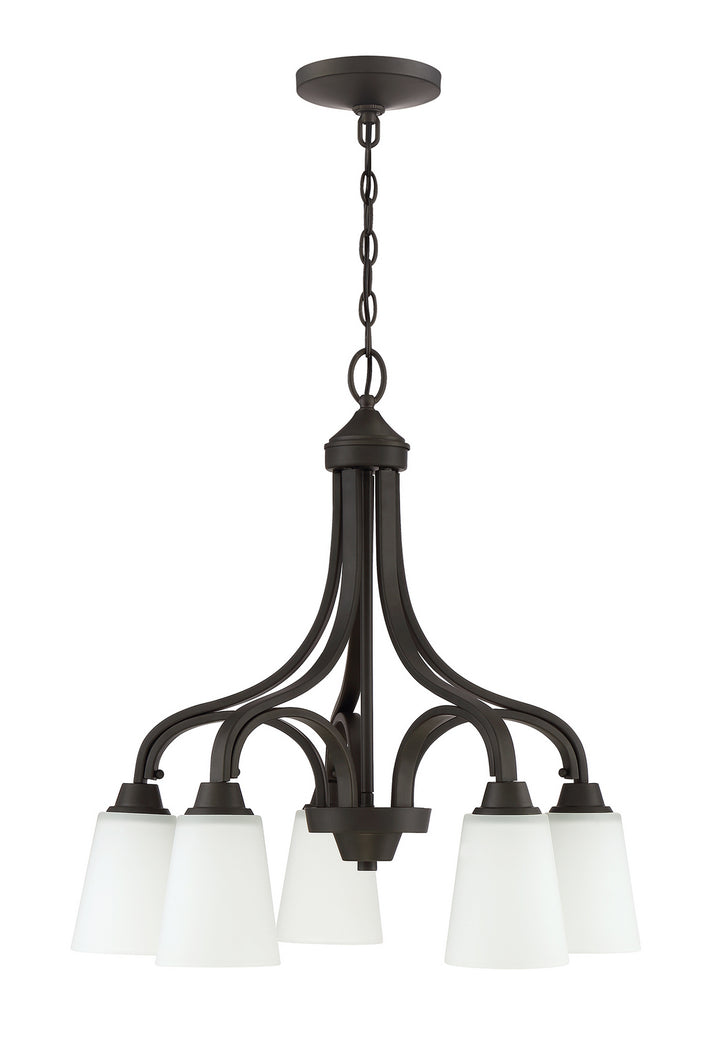 Grace Five Light Chandelier in Espresso - available from The Lighting Shoppe, trusted by Canadian homeowners
