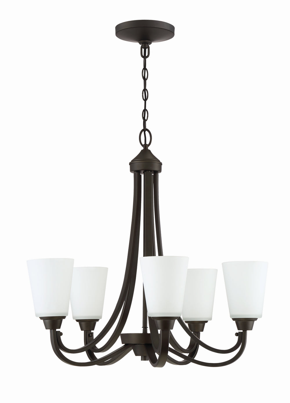 Craftmade Canada - 41925-ESP - Five Light Chandelier - Grace - Espresso