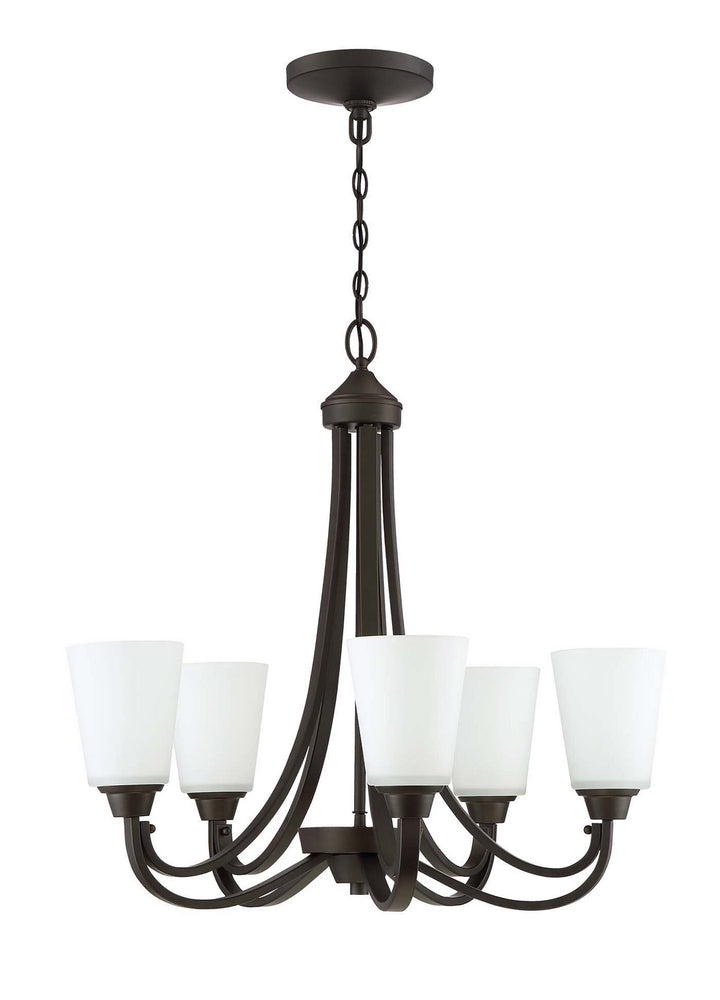 Grace Five Light Chandelier in Espresso - available from The Lighting Shoppe, trusted by Canadian homeowners