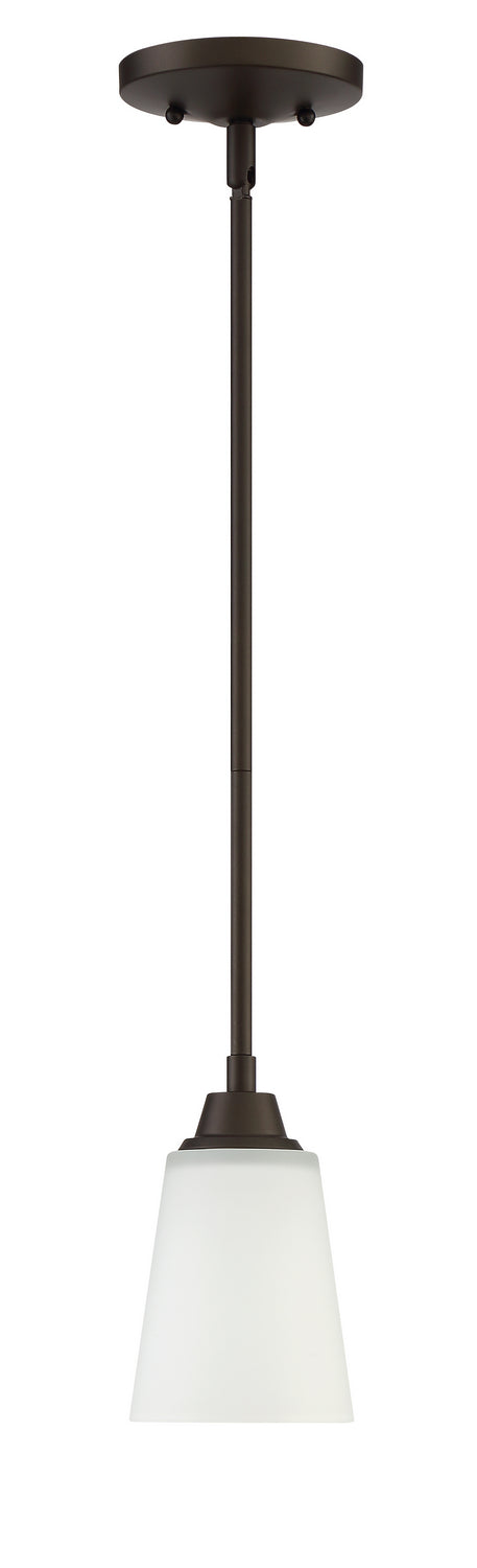 Grace One Light Mini Pendant in Espresso - available from The Lighting Shoppe, trusted by Canadian homeowners