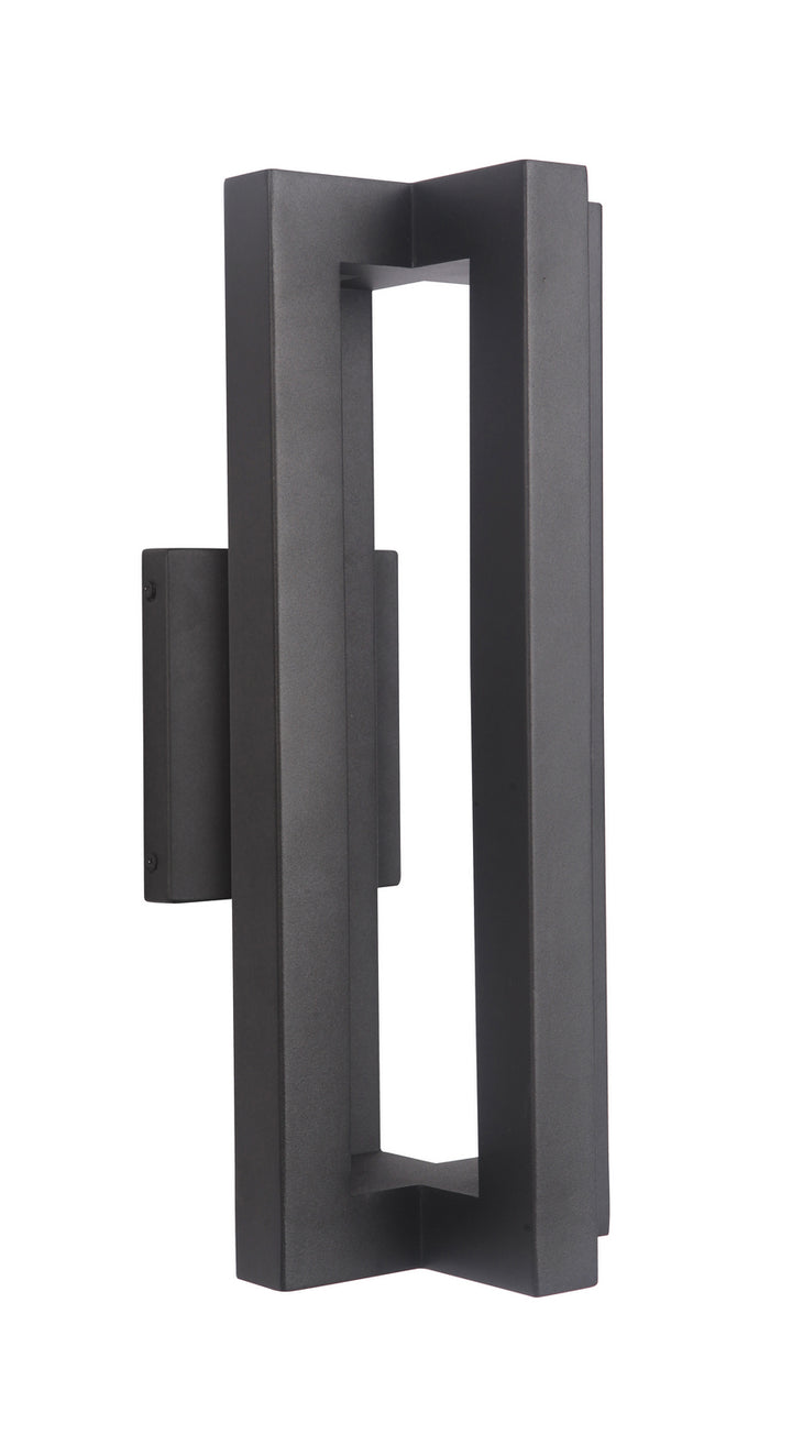 Kai LED Outdoor Wall Lantern in Textured Black - available from The Lighting Shoppe, trusted by Canadian homeowners