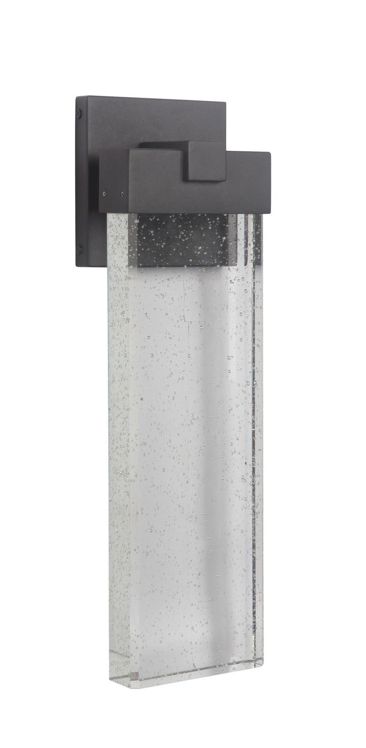 Aria LED Outdoor Wall Lantern in Textured Black - available from The Lighting Shoppe, trusted by Canadian homeowners