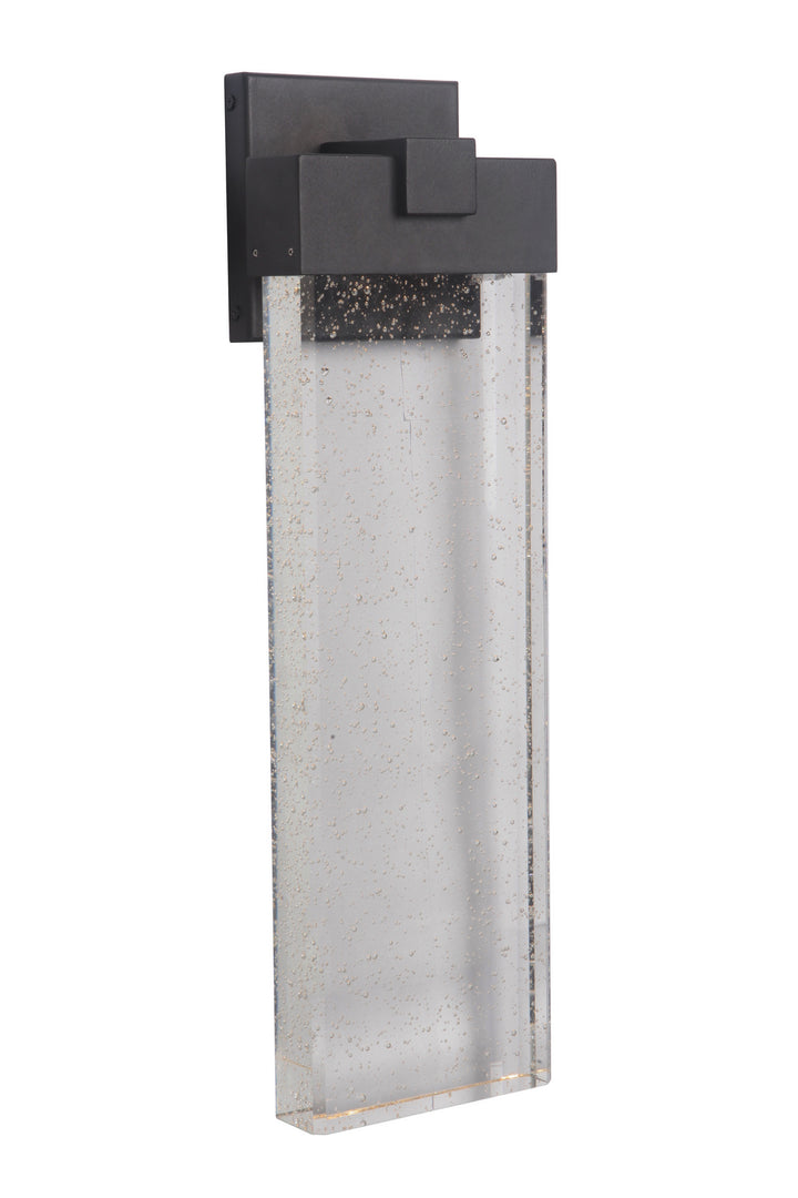 Aria LED Outdoor Wall Lantern in Textured Black - available from The Lighting Shoppe, trusted by Canadian homeowners