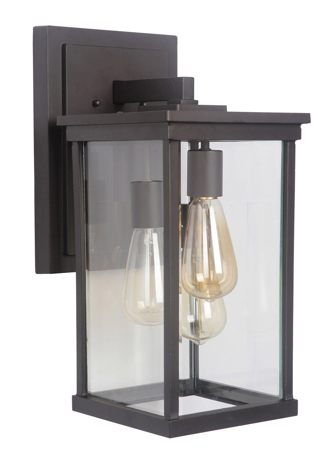 Riviera Three Light Outdoor Wall Lantern in Oiled Bronze (Outdoor) - available from The Lighting Shoppe, trusted by Canadian homeowners