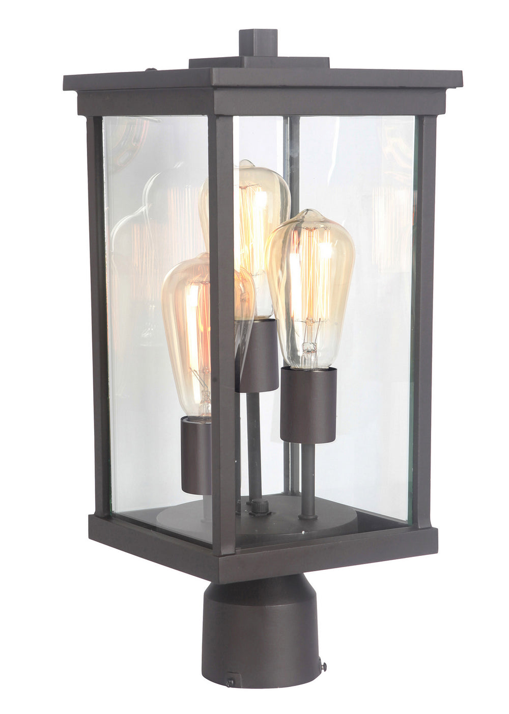 Craftmade Canada - Z9725-OBO - Three Light Outdoor Post Mount - Riviera - Oiled Bronze (Outdoor)