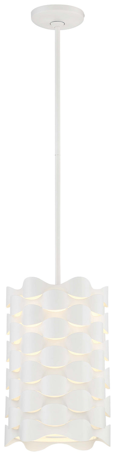 Coastal Current LED Mini Pendant in Sand White - available from The Lighting Shoppe, trusted by Canadian homeowners