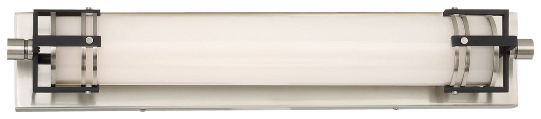 LED Bath in Brushed Nickel w/Sand Black Highlights - available from The Lighting Shoppe, trusted by Canadian homeowners