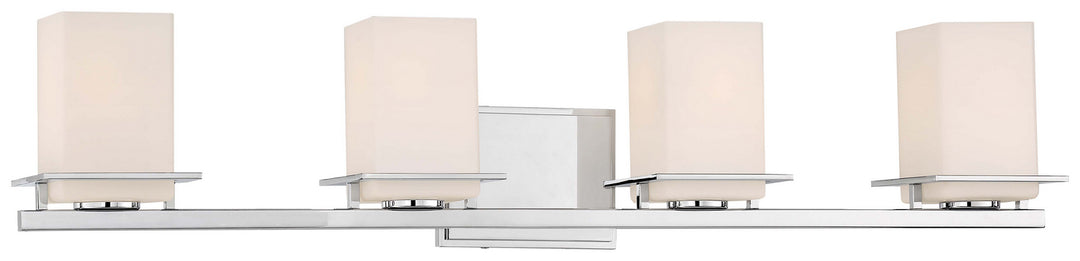 Tournee Bath Four Light Bath in Chrome - available from The Lighting Shoppe, trusted by Canadian homeowners