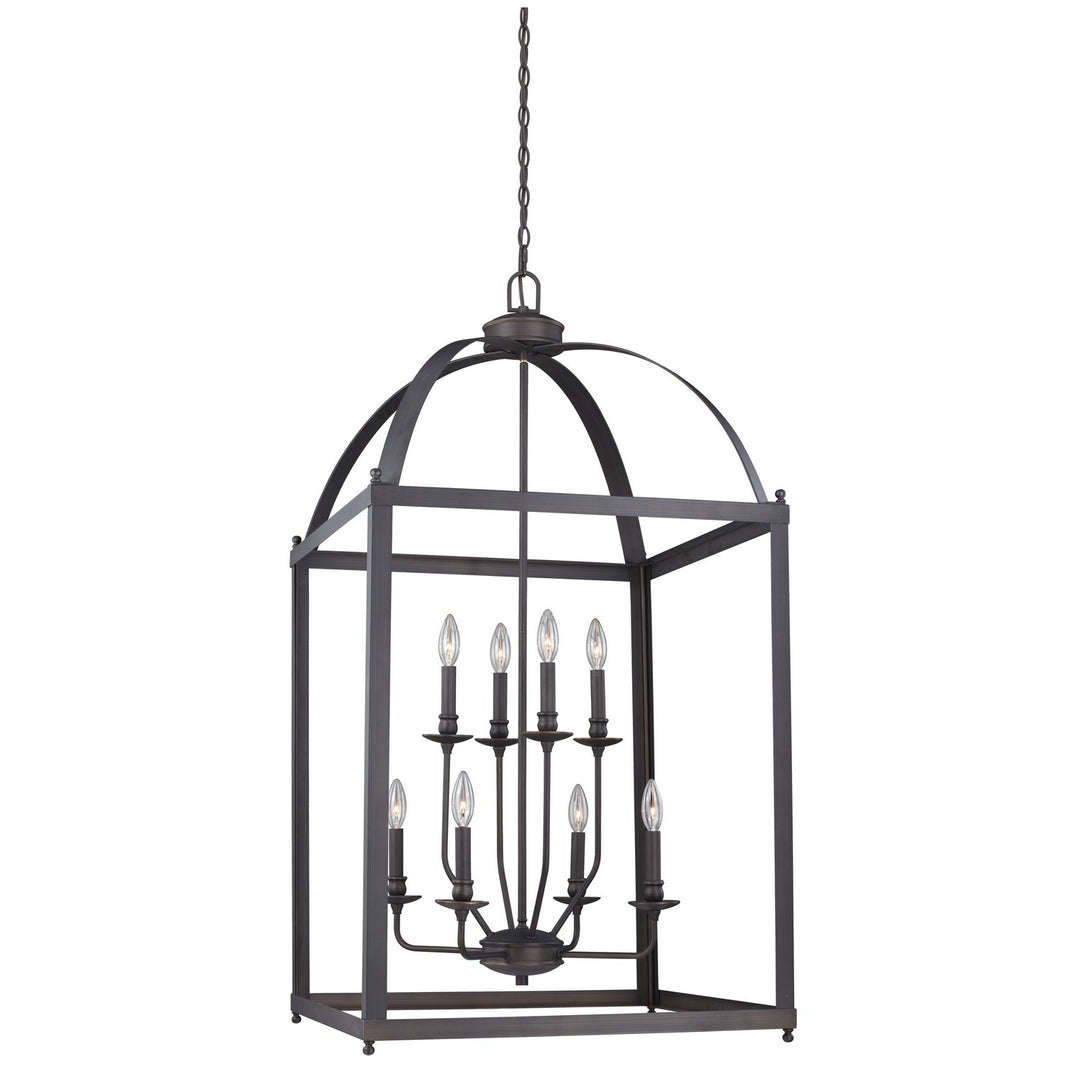 Juliet Eight Light Pendant in Architectural Bronze