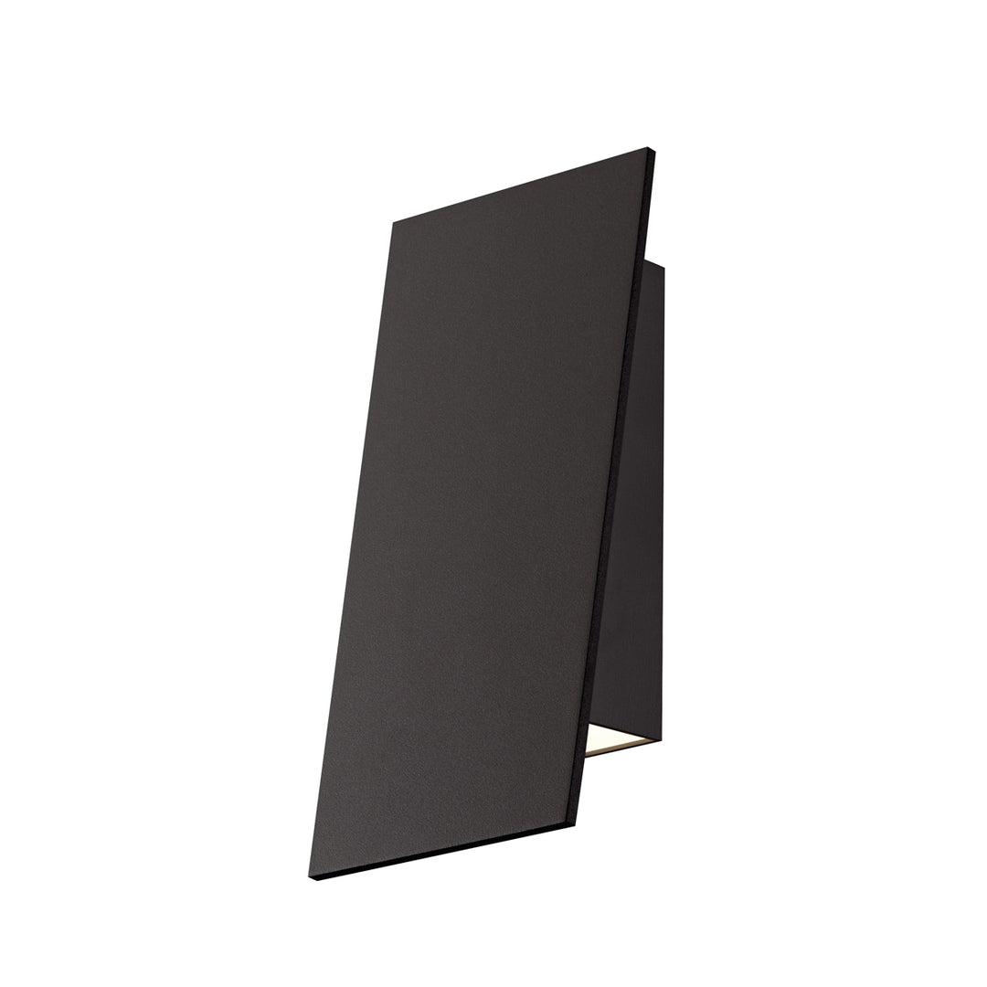 Angled Plane LED Wall Sconce in Textured Bronze - available from The Lighting Shoppe, trusted by Canadian homeowners