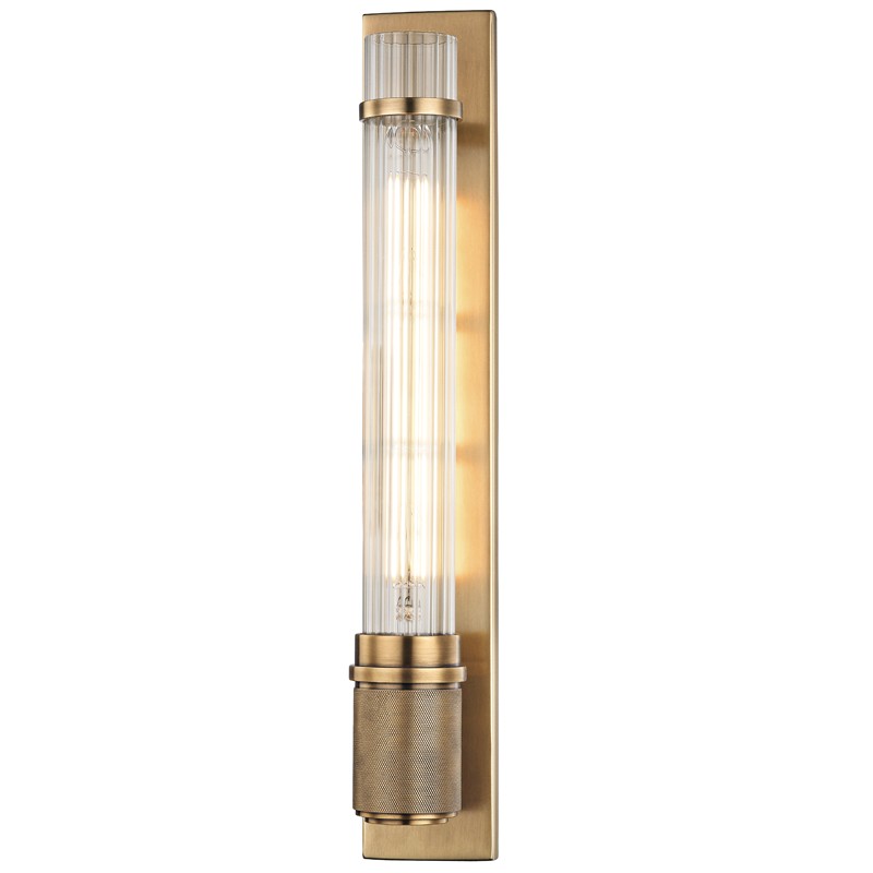 Hudson Valley Canada - 1200-AGB - One Light Wall Sconce - Shaw - Aged Brass