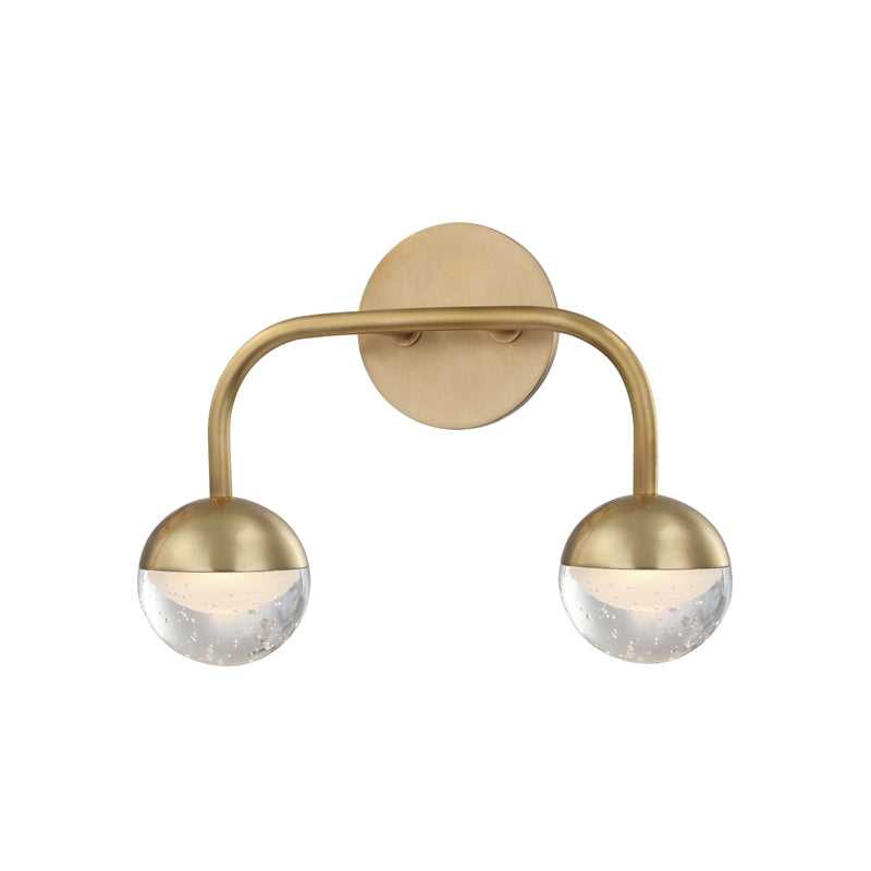 Boca LED Bath Bracket in Aged Brass Hudson Valley Canada
