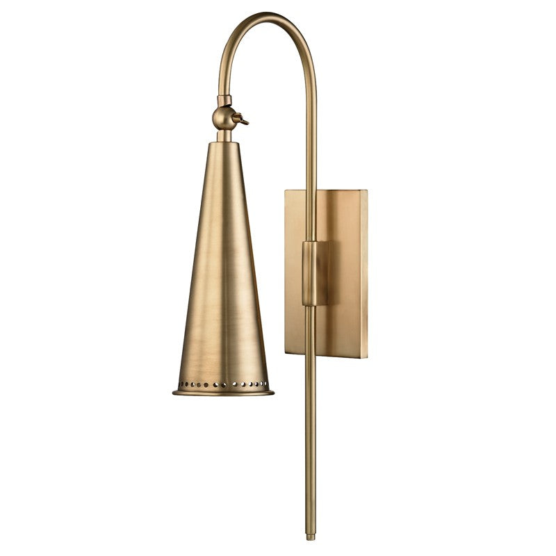 Hudson Valley Canada - 1300-AGB - One Light Wall Sconce - Alva - Aged Brass