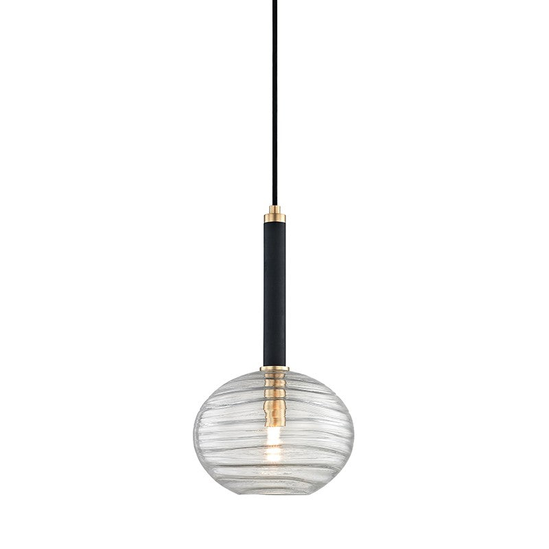Breton LED Pendant in Aged Brass - available from The Lighting Shoppe, trusted by Canadian homeowners