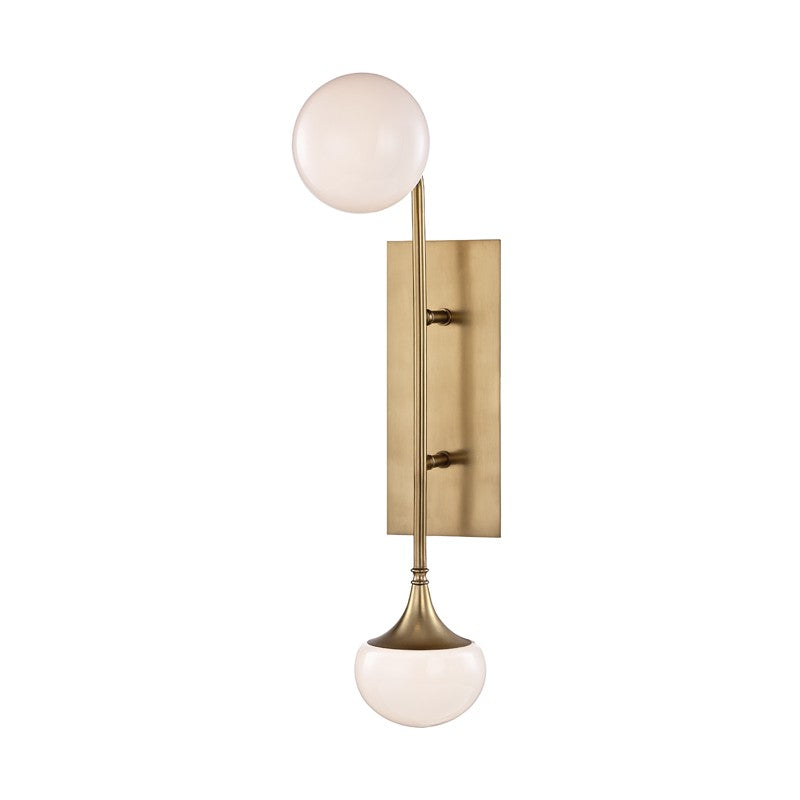 Hudson Valley Canada - 4700-AGB - LED Wall Sconce - Fleming - Aged Brass