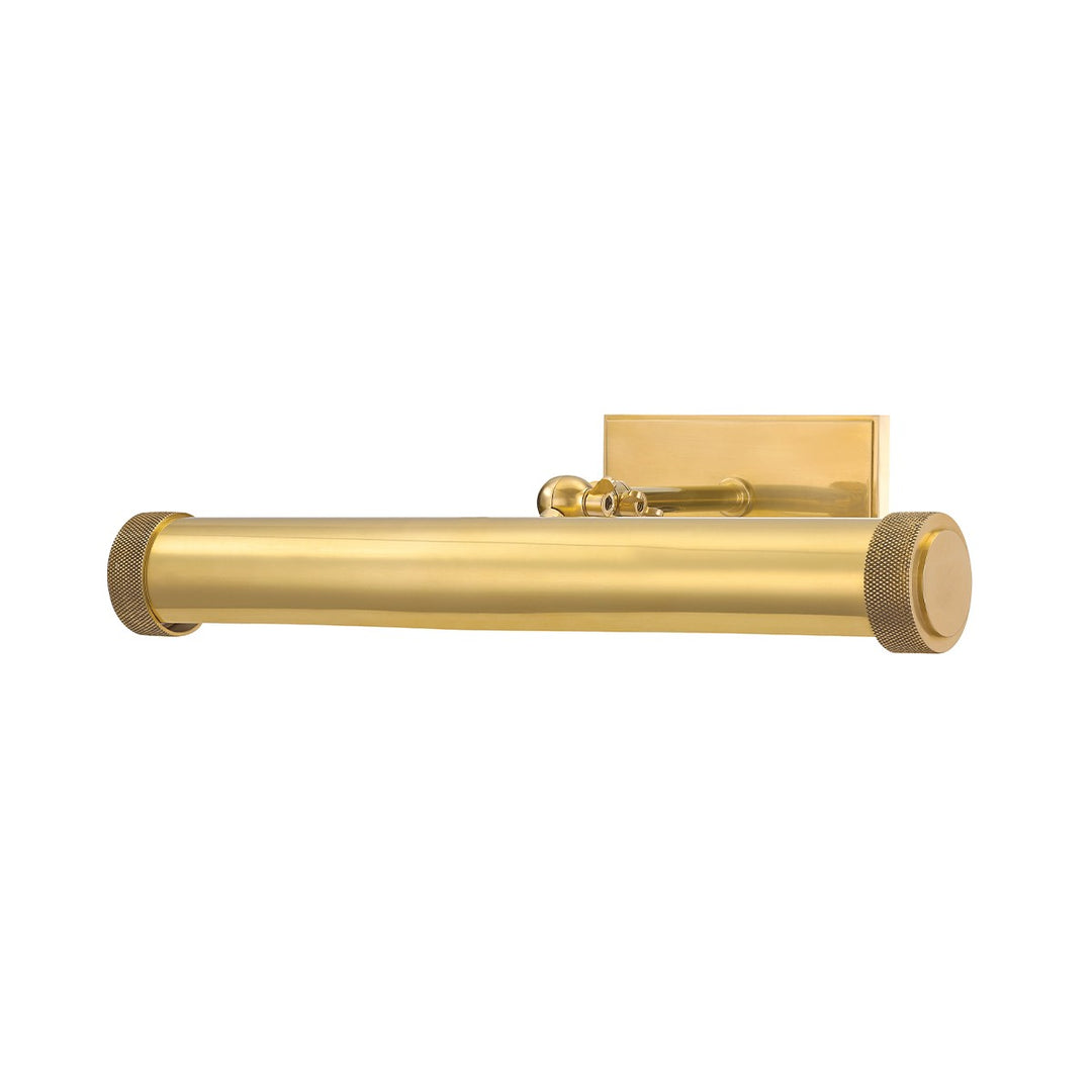 Ridgewood Two Light Picture Light in Aged Brass - available from The Lighting Shoppe, trusted by Canadian homeowners