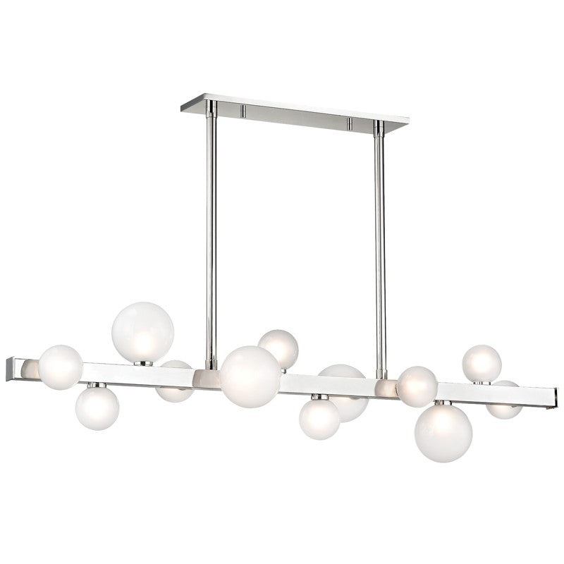 Hudson Valley Canada - 8744-PN - LED Island Pendant - Mini Hinsdale - Polished Nickel