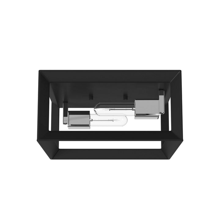 Artcraft Canada - AC10063BC - Two Light Flush Mount - Vineyard - Black & Chrome