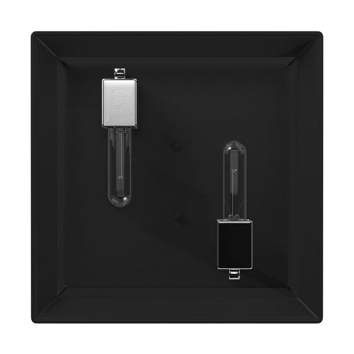 Artcraft Canada - AC10063BC - Two Light Flush Mount - Vineyard - Black & Chrome