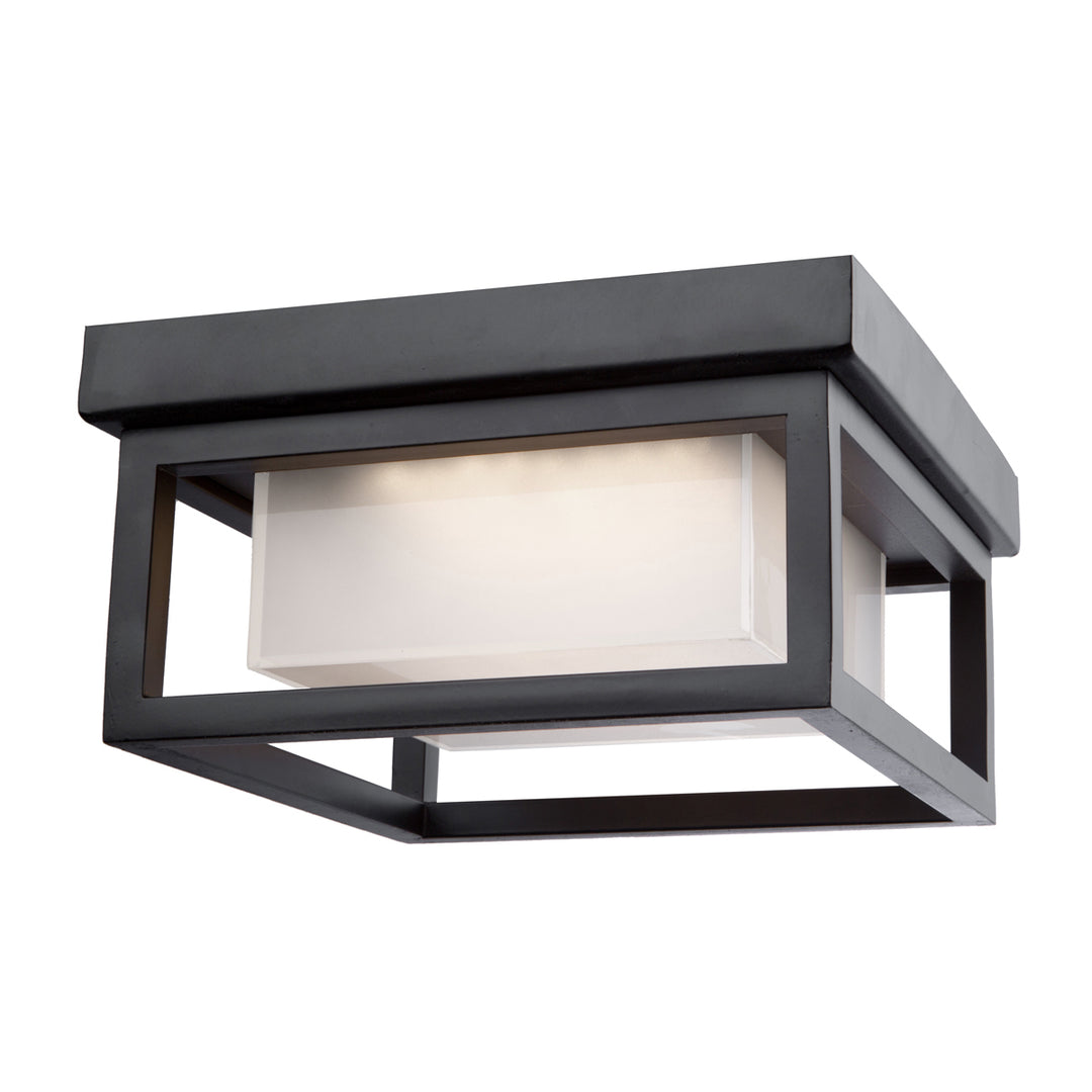 Overbrook LED Outdoor Flush Mount in Black - available from The Lighting Shoppe, trusted by Canadian homeowners