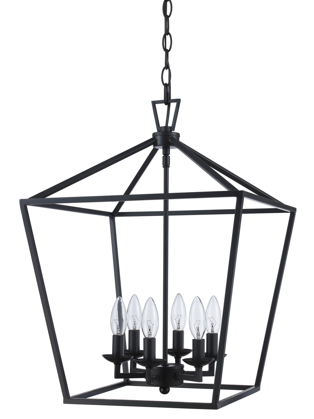 Lacey Six Light Pendant in Rubbed Oil Bronze - available from The Lighting Shoppe, trusted by Canadian homeowners