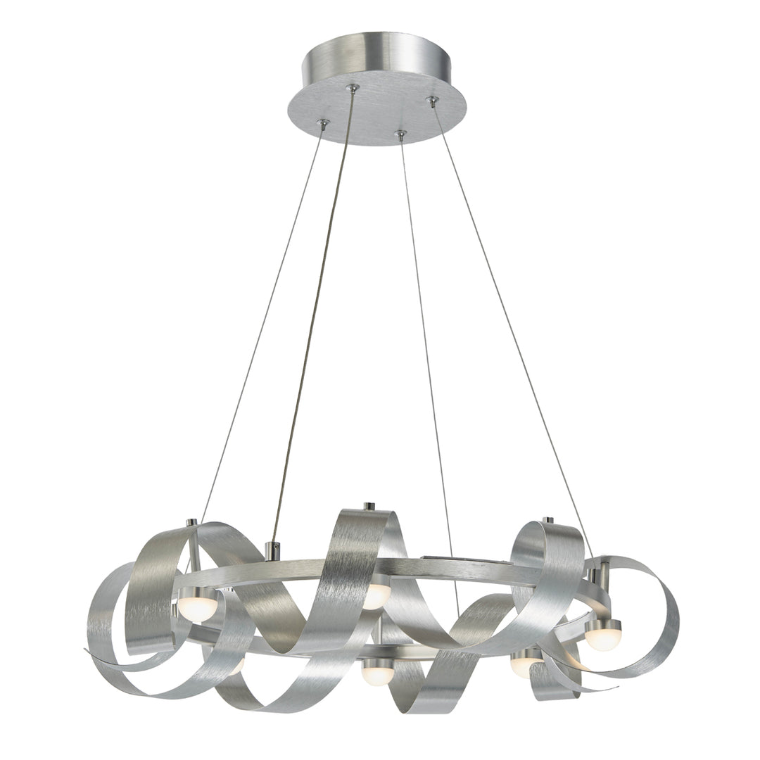 Artcraft Canada - AC7210BA - LED Chandelier - Rolling Hills - Brushed Aluminum