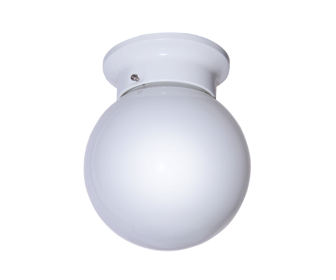 Dash One Light Flushmount in White - available from The Lighting Shoppe, trusted by Canadian homeowners