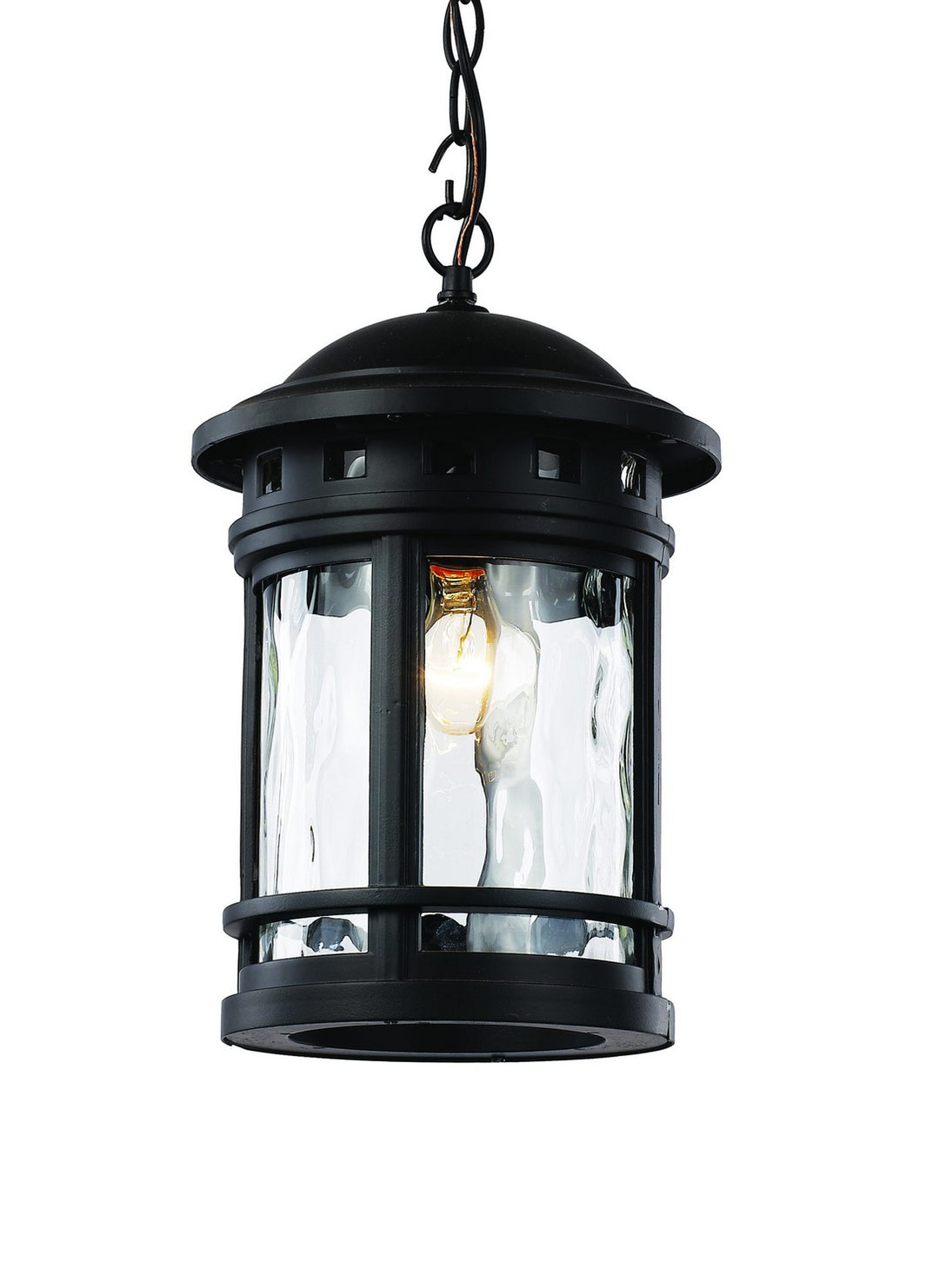 Boardwalk One Light Hanging Lantern in Rust - available from The Lighting Shoppe, trusted by Canadian homeowners