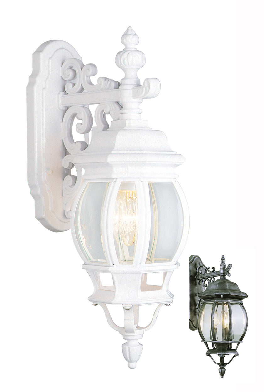 Francisco One Light Wall Lantern in Swedish Iron - available from The Lighting Shoppe, trusted by Canadian homeowners