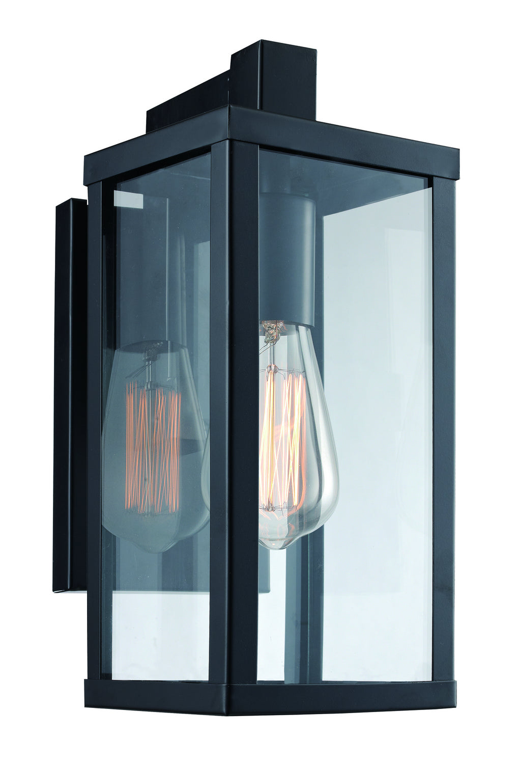Oxford One Light Wall Lantern in Black - available from The Lighting Shoppe, trusted by Canadian homeowners