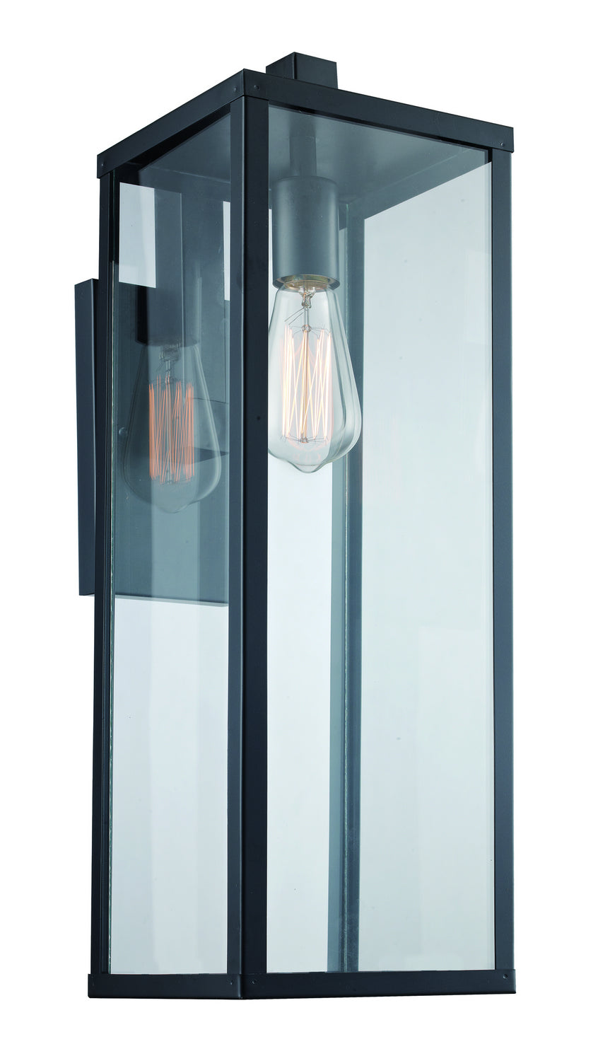 Oxford One Light Wall Lantern in Black - available from The Lighting Shoppe, trusted by Canadian homeowners