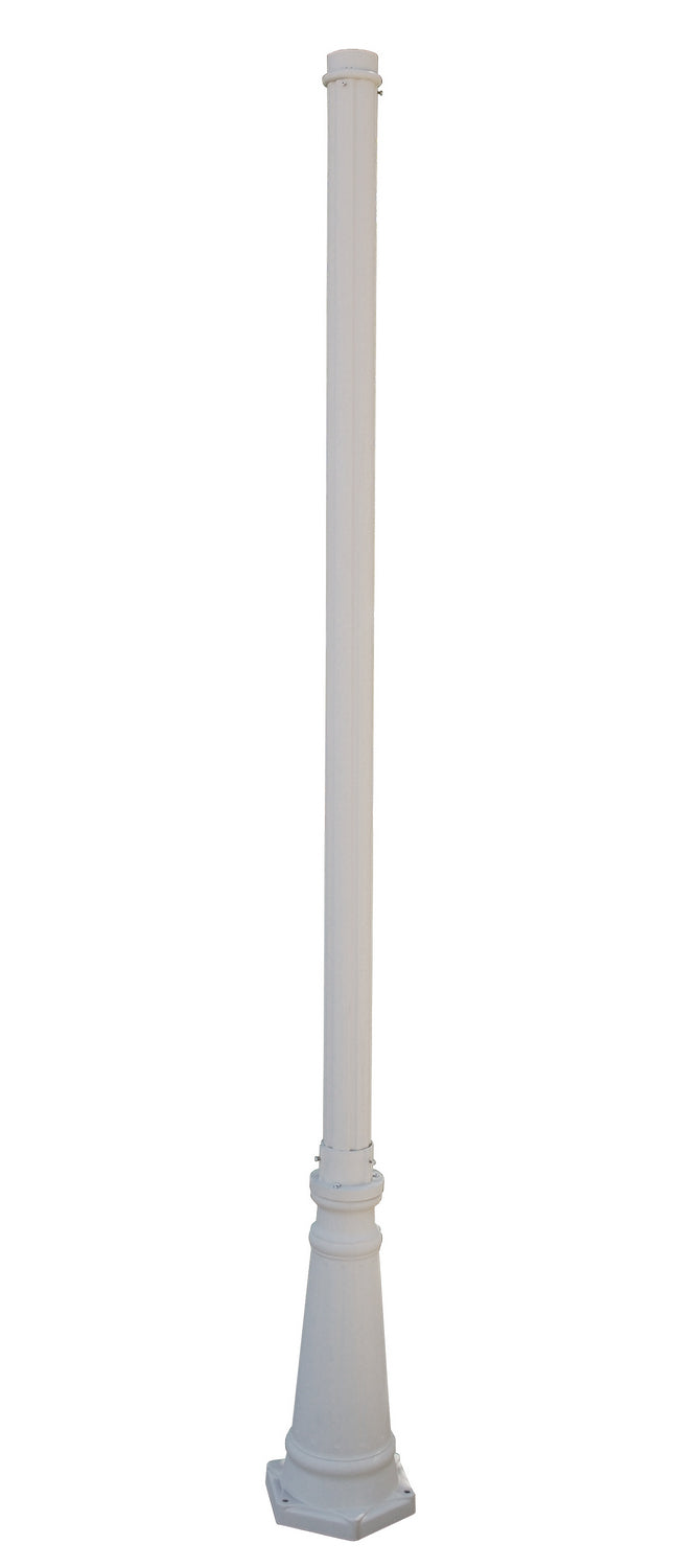 Downtown Pole Base in White - available from The Lighting Shoppe, trusted by Canadian homeowners