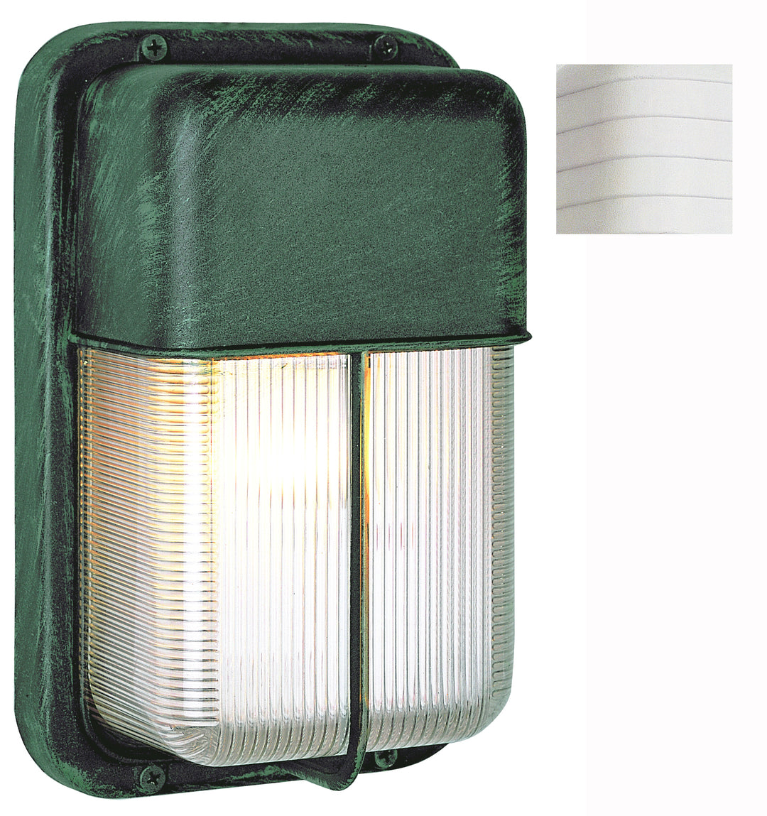 Well One Light Bulkhead in White - available from The Lighting Shoppe, trusted by Canadian homeowners