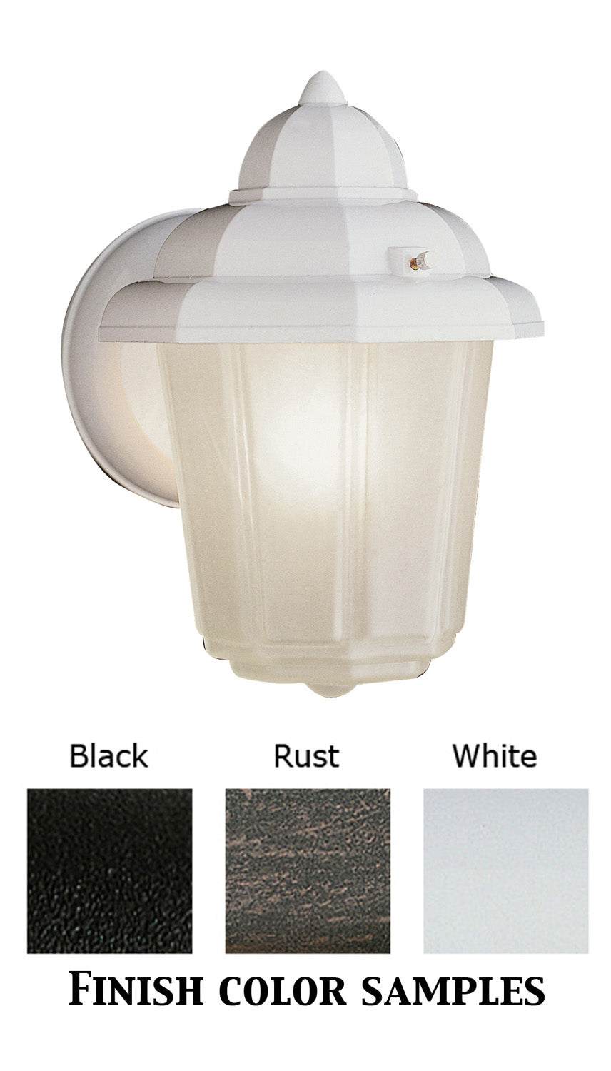 Dale One Light Wall Lantern in Rust - available from The Lighting Shoppe, trusted by Canadian homeowners