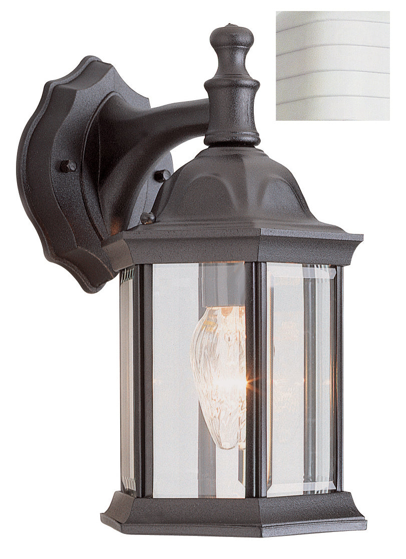 Cumberland One Light Wall Lantern in White - available from The Lighting Shoppe, trusted by Canadian homeowners