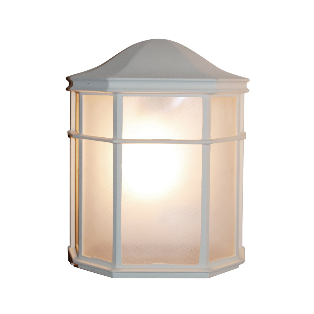 Andrews One Light Pocket Lantern in White - available from The Lighting Shoppe, trusted by Canadian homeowners