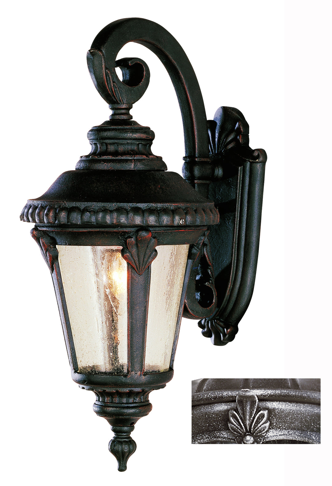 Commons One Light Wall Lantern in Swedish Iron - available from The Lighting Shoppe, trusted by Canadian homeowners