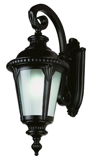 Commons Three Light Wall Lantern in Black - available from The Lighting Shoppe, trusted by Canadian homeowners