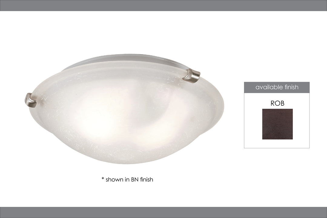 Constellation Two Light Flushmount in Rubbed Oil Bronze - available from The Lighting Shoppe, trusted by Canadian homeowners