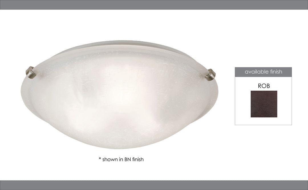 Constellation Three Light Flushmount in Rubbed Oil Bronze - available from The Lighting Shoppe, trusted by Canadian homeowners
