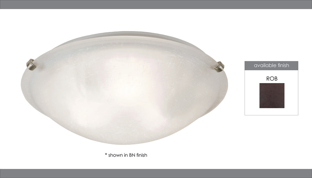 Constellation Three Light Flushmount in Rubbed Oil Bronze - available from The Lighting Shoppe, trusted by Canadian homeowners