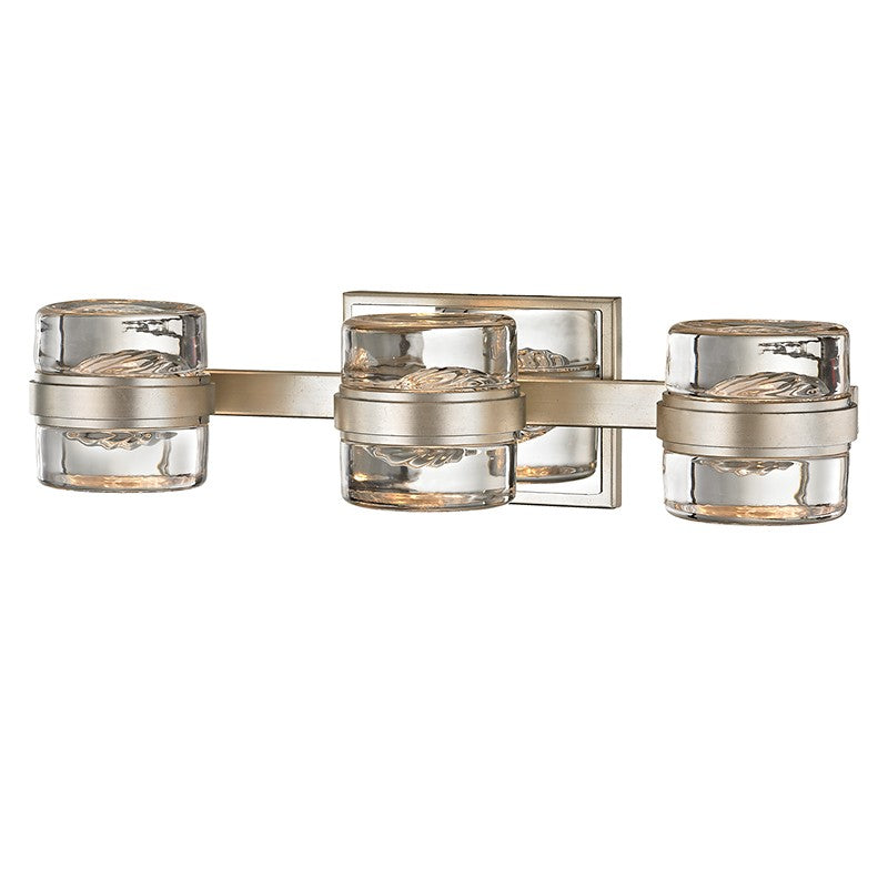 Troy Lighting Canada - B5693-SL - Three Light Bath And Vanity - Splash - Silver Leaf