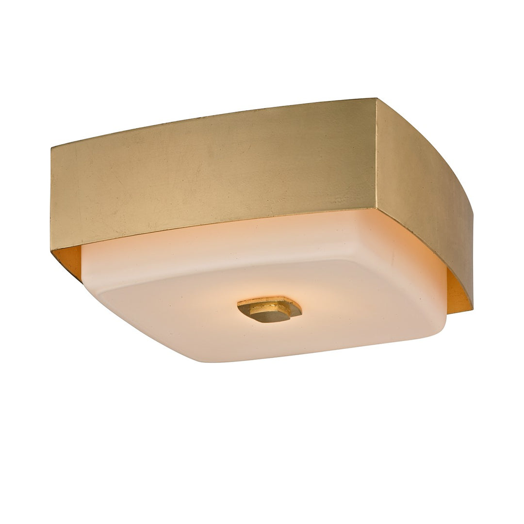 Allure Two Light Flush Mount in Gold Leaf - available from The Lighting Shoppe, trusted by Canadian homeowners