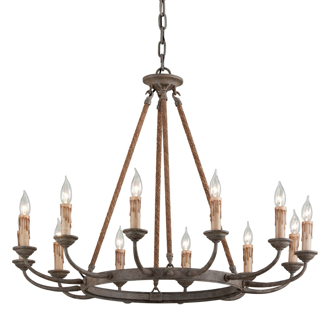 Troy Lighting Canada - F6117-EB - 12 Light Chandelier - Cyrano - Earthen Bronze