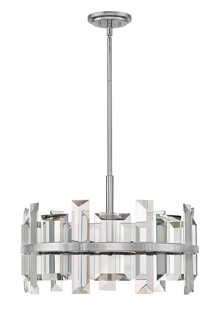 Odette LED Chandelier in Polished Nickel - available from The Lighting Shoppe, trusted by Canadian homeowners