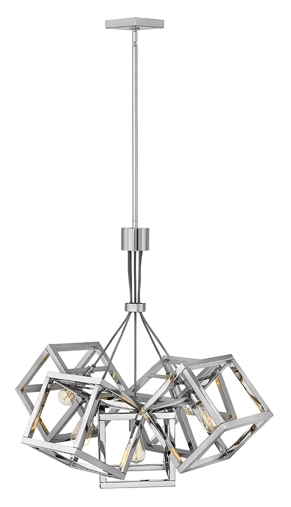 Ensemble LED Chandelier in Polished Nickel - available from The Lighting Shoppe, trusted by Canadian homeowners