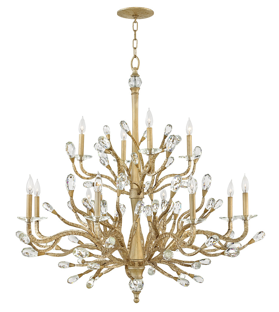 Eve LED Chandelier in Champagne Gold - available from The Lighting Shoppe, trusted by Canadian homeowners