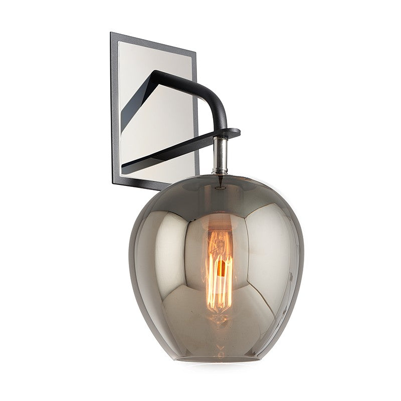 Troy Lighting Canada - B4291-TBK/PN - One Light Wall Sconce - Odyssey - Texture Black